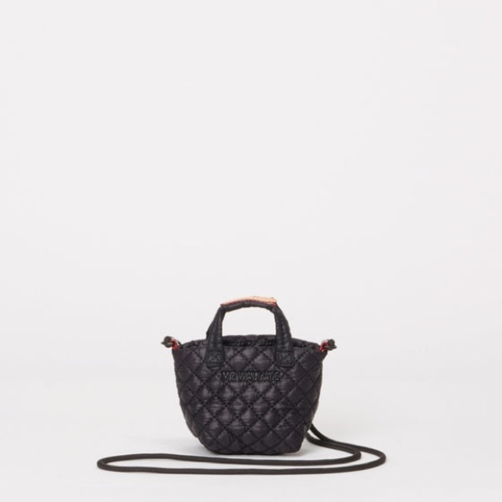 MZ Wallace Black Tiny metro tote bag NWT